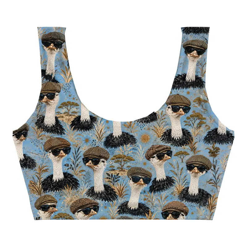 Sir Ostrich Crop Top