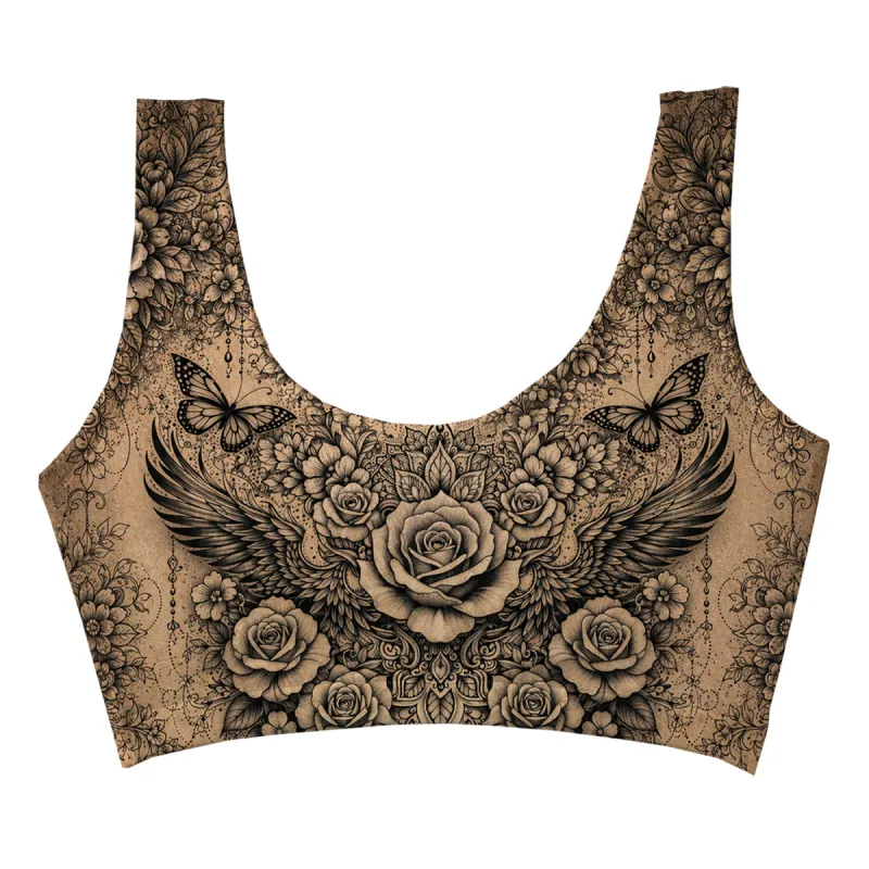 Skin Painting Crop Top