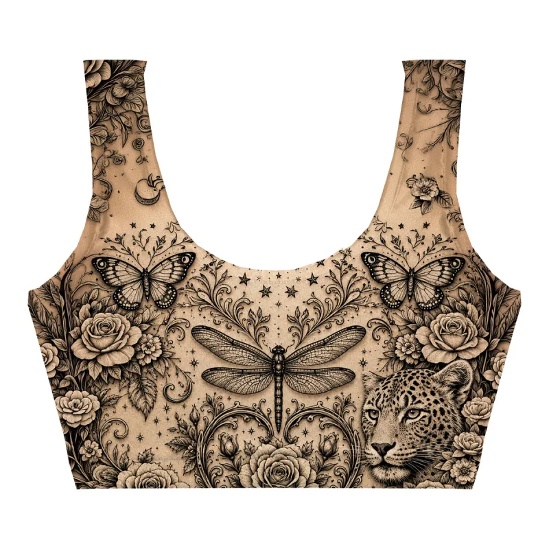 Skin Painting Crop Top