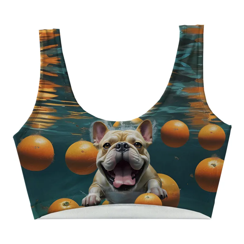 Swimmer Dog Crop Top