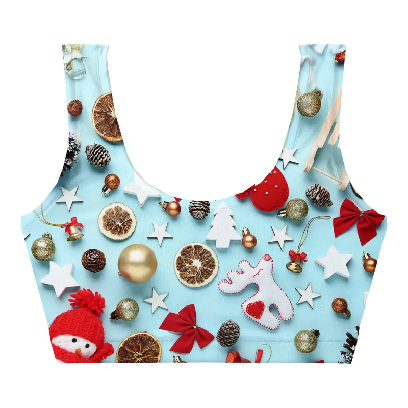 Time For Christmas Crop Top