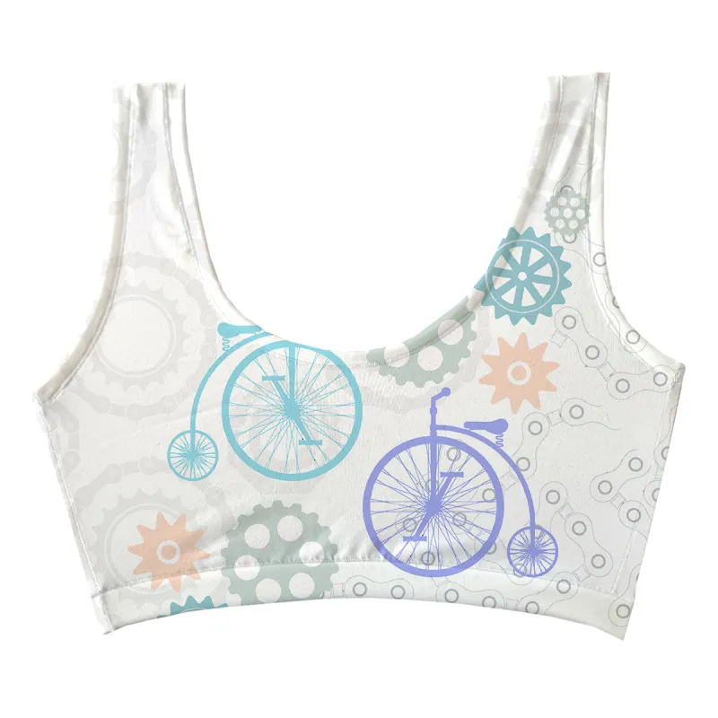 Vintage Bike Crop Top
