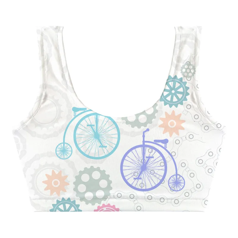 Vintage Bike Crop Top