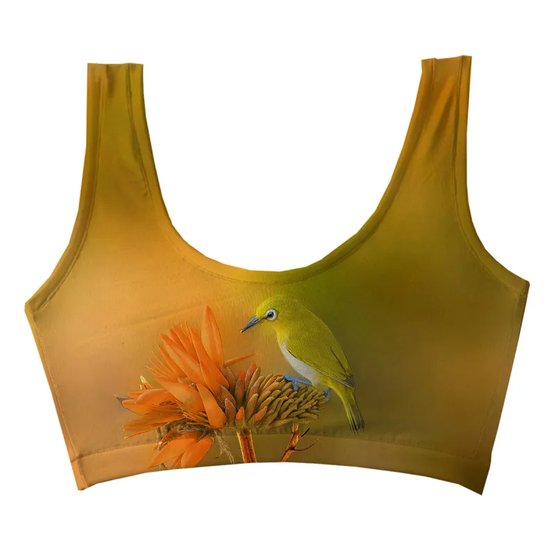 Yellow Bird Crop Top