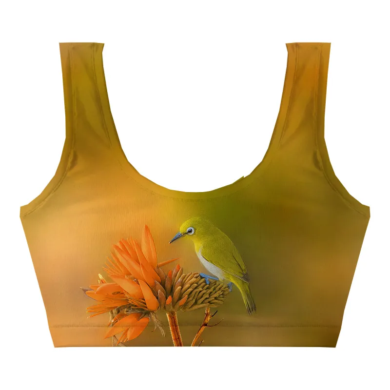 Yellow Bird Crop Top