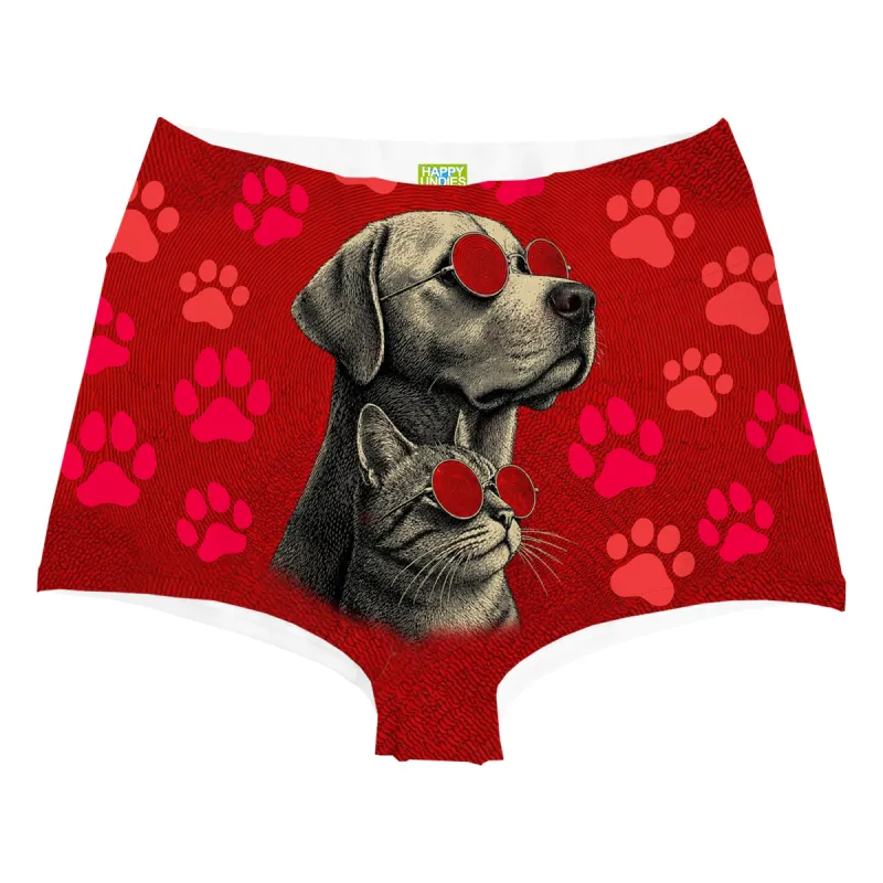Cat And Dog Highwaist