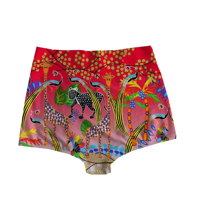Fauna Red Highwaist