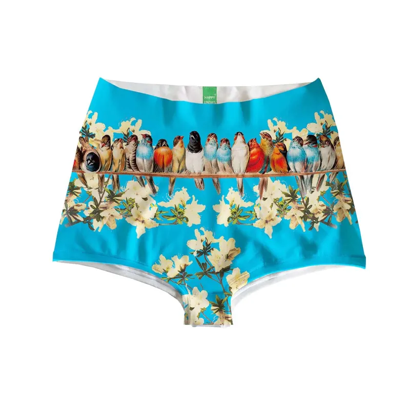 Loving Birds Blue Highwaist