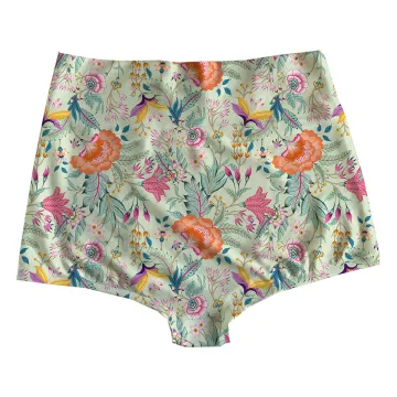 Pastel Flowers Highwaist