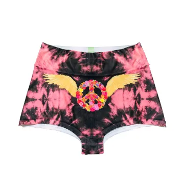 Peace Wings Red Highwaist
