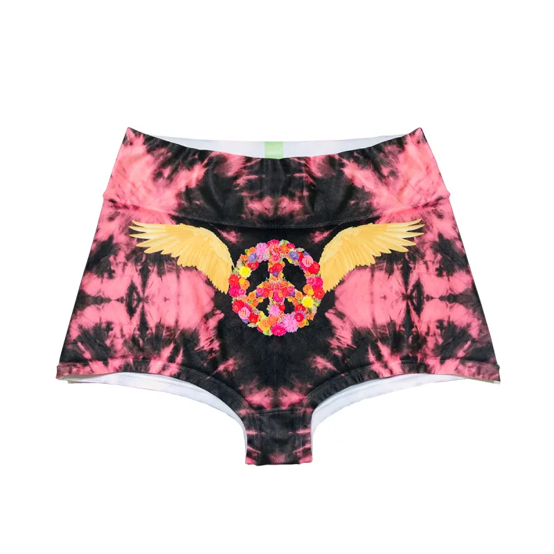 Peace Wings Red Highwaist