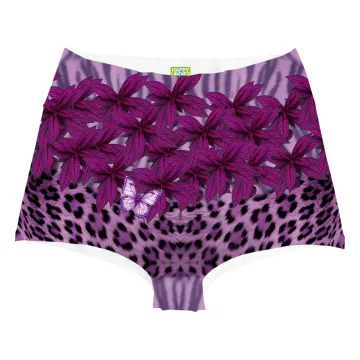 Purple Leaf Highwaist