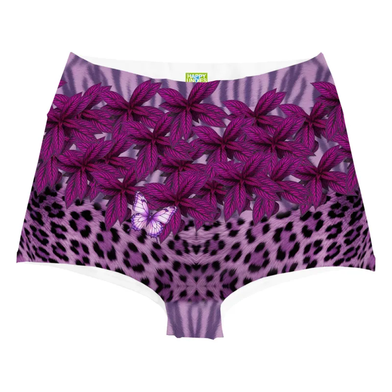 Purple Leaf Highwaist