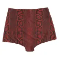 Red Phyton Highwaist