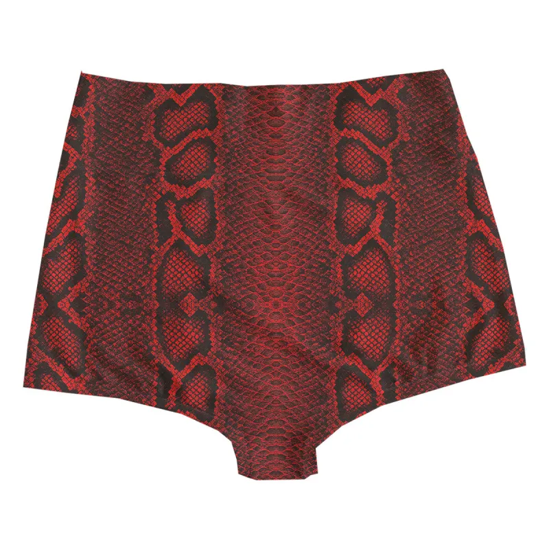 Red Phyton Highwaist