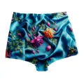 Satin Flowers Highwaist