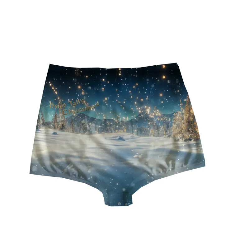 Snowy Reindeer Highwaist