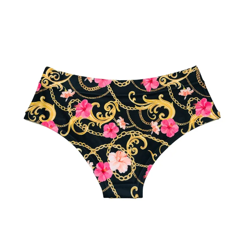 Flower Gold Chain Hipster