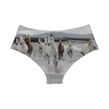 Horses In The Wild Hipster