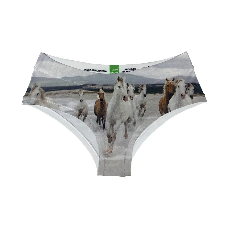 Horses In The Wild Hipster