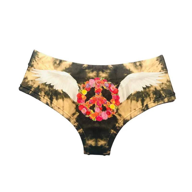 Peace Wings Gold Hipster