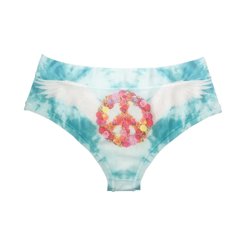 Peace Wings Turquoise Hipster