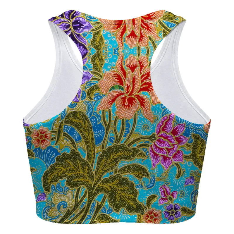 Bali Flowers Sport Bra