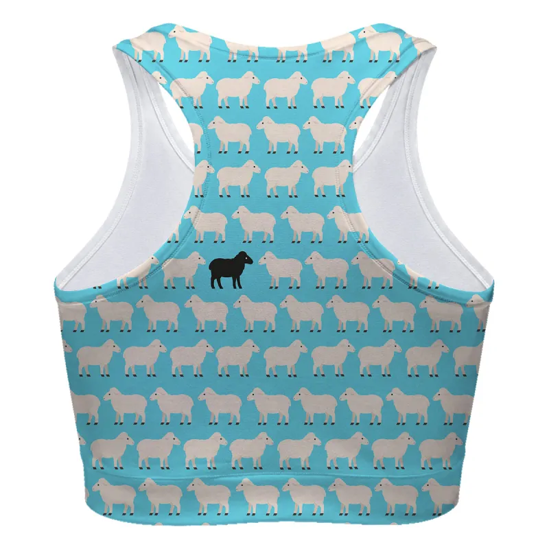 Black Sheep Blue Sport Bra
