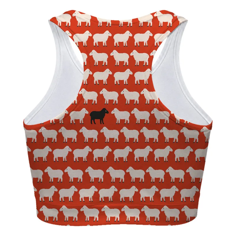 Black Sheep Red Sport Bra