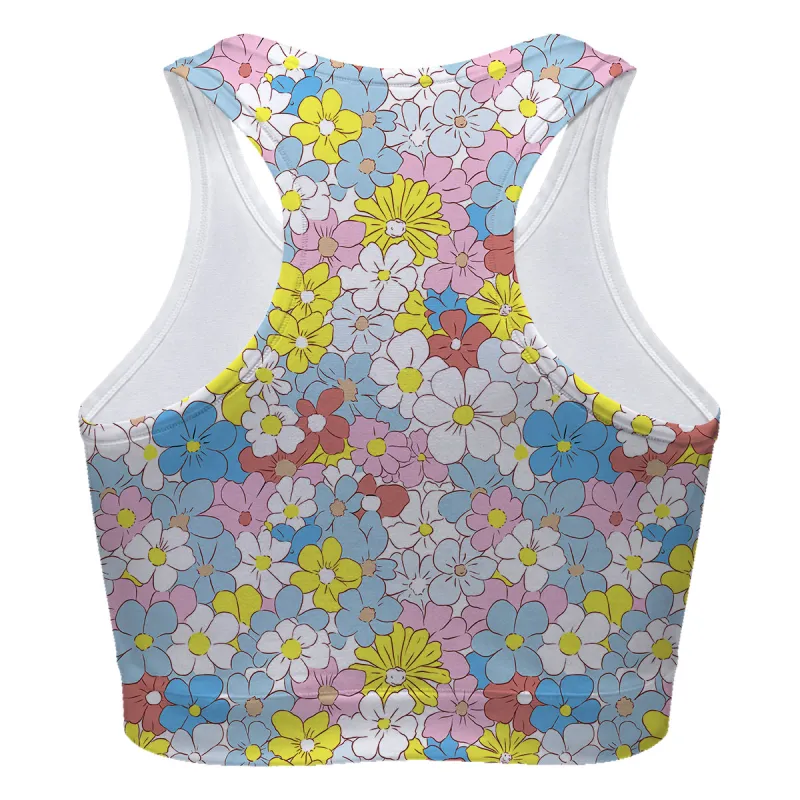 Blue Daisy Sport Bra