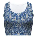 Blue Wiesn Sport Bra