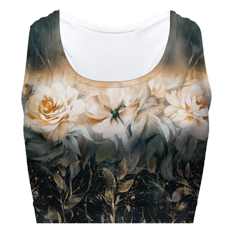 Blush Roses Sport Bra