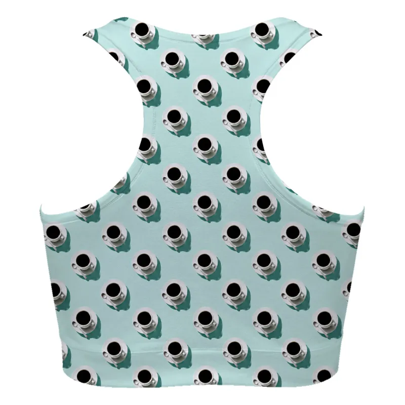 Coffee Mint Sport Bra