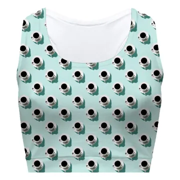 Coffee Mint Sport Bra