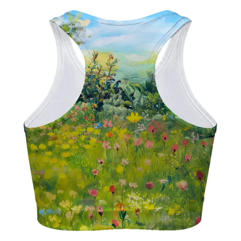 Flower Dog Sport Bra