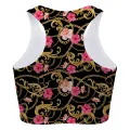Flower Gold Chain Sport Bra