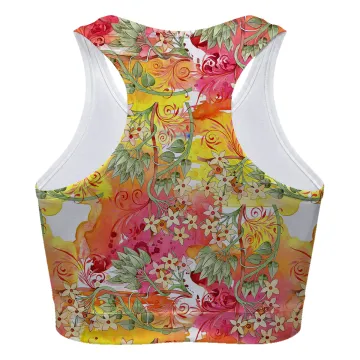 Flowers Of Fall Sport Bra