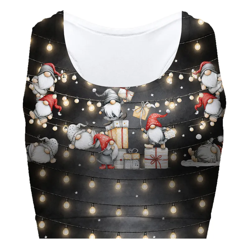 Gnome Party Sport Bra