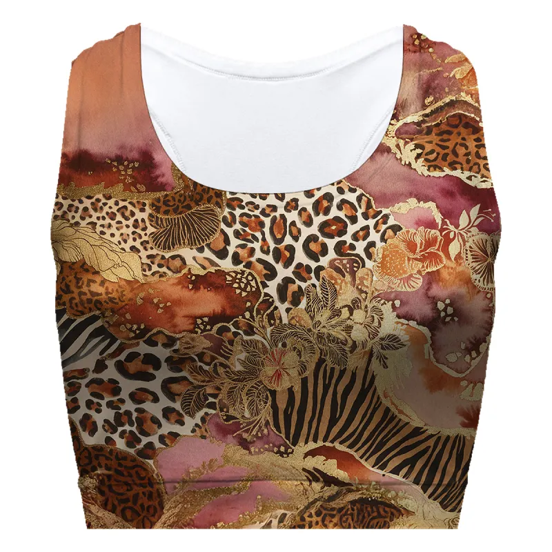 Gold Leo Sport Bra