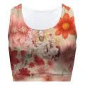 Greek Flowers Sport Bra