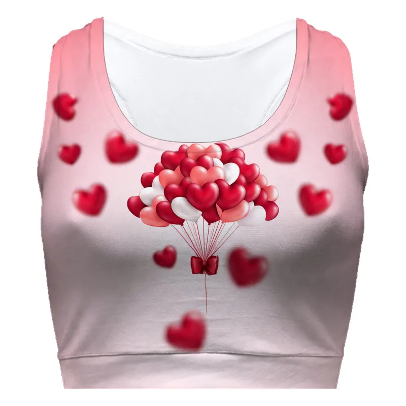 Love Is In The Air Sport Bra