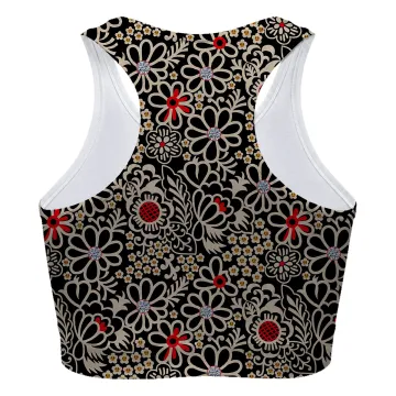 Midnight Bloom Sport Bra