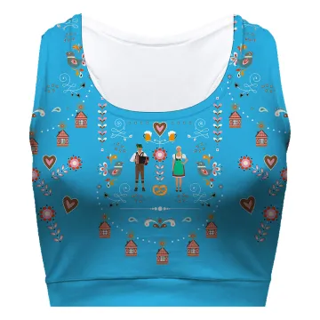 Munich Flair Blue Sport Bra