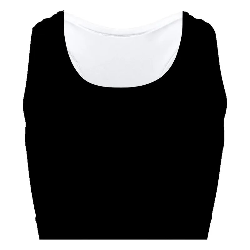Plain Black Sport Bra