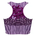 Purple Leaf Sport Bra