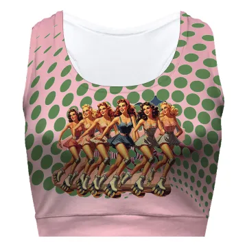 Roller Blades Sport Bra