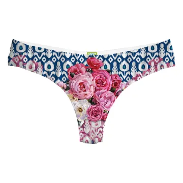 Batik Blue Flowers String