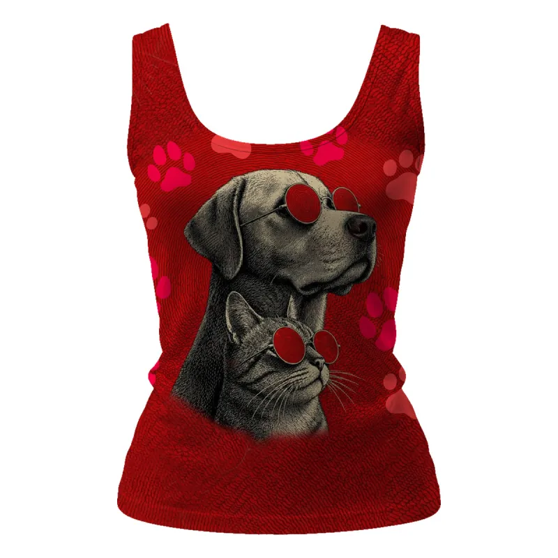 Cat And Dog Tanktop