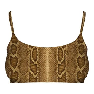 Brown Phyton Top Maya