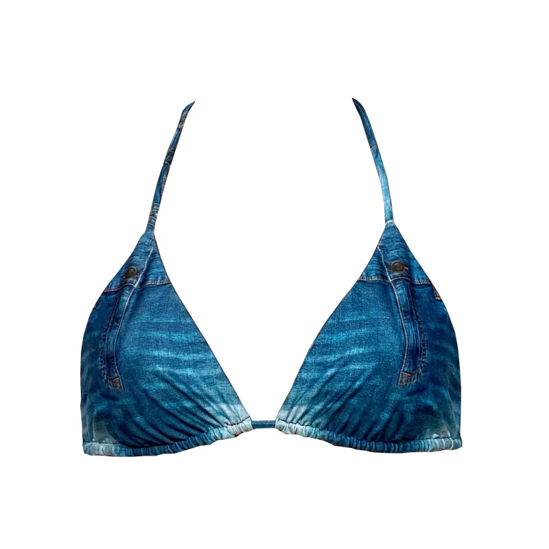 Blue Jeans Top Triangle